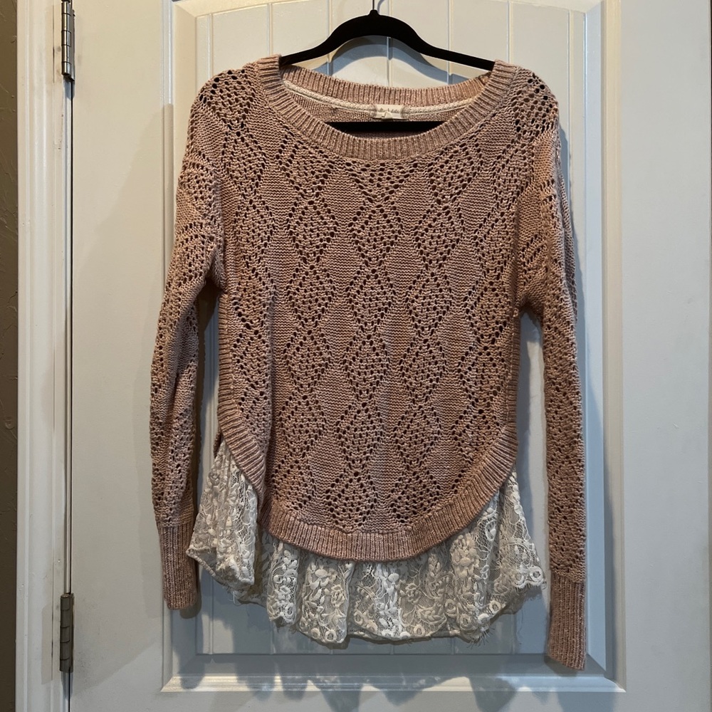 Cream sweater